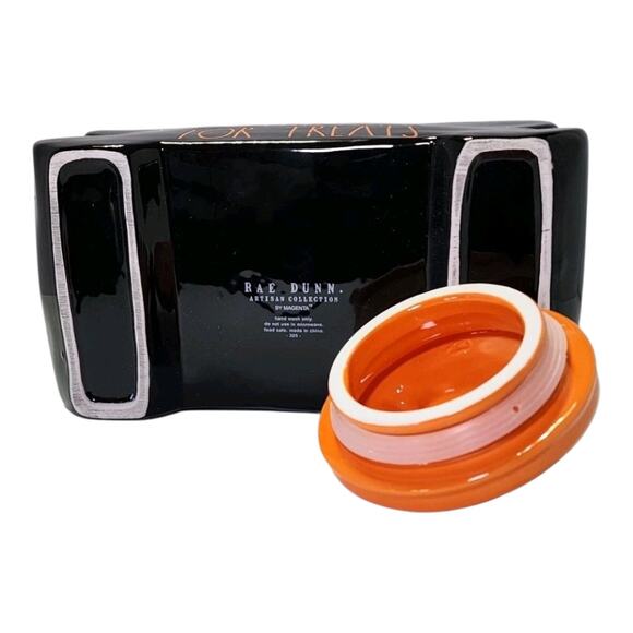 Rae Dunn Halloween Dog Bone Ceramic Canister - Picture 4 of 5